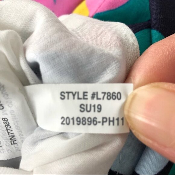 J. Crew Tie-waist Short in  Ratti Kaleidoscope Floral Size 00 - Picture 6 of 8